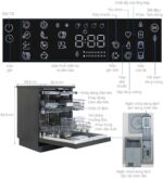 Máy rửa bát HAFELE HDW-F6081B 533.23.201 độc lập - Ảnh 2