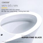 Bồn cầu 1 khối CAESAR C1393 nắp êm - Ảnh 9