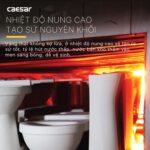 Bồn cầu 1 khối CAESAR C1393 nắp êm - Ảnh 10