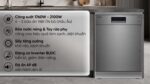 Máy rửa bát HAFELE HDW-F602TS 535.29.551 độc lập - Ảnh 2