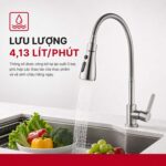 Vòi rửa bát HAFELE DIY CHROME 495.50.280 nước lạnh - Ảnh 6