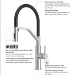 Vòi rửa bát HAFELE HT26-SH1F485 570.85.001 nóng lạnh rút dây - Ảnh 3