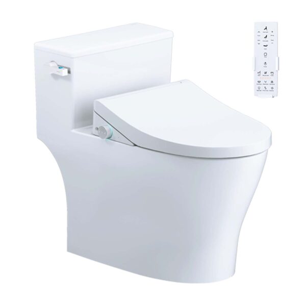 Bồn cầu thông minh CAESAR C1393F TAF512H nắp rửa điện tử