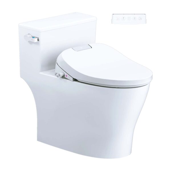 Bồn cầu thông minh CAESAR C1393F TAF610H nắp rửa điện tử