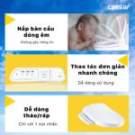 Bồn cầu thông minh CAESAR C1393F TAF400H nắp rửa điện tử - Ảnh 7