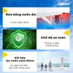 Bồn cầu thông minh CAESAR C1393F TAF400H nắp rửa điện tử - Ảnh 9