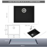 Chậu rửa bát đá TEKA Square 50.40 TG 115230020 1 hố - Ảnh 2