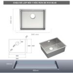 Chậu rửa bát inox TEKA BX R10 50.40 115010040 1 hố - Ảnh 2