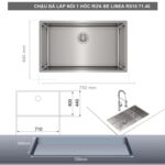 Chậu rửa bát inox TEKA Be Linea RS15 71.40 115000004 1 hố - Ảnh 2