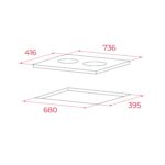 Bếp điện từ đôi TEKA HIC 7320 D 112750000 - Ảnh 2