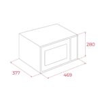 Lò vi sóng nướng TEKA MWE FS25 G BK 112240004 độc lập - Ảnh 2