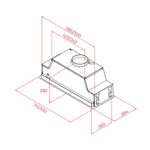 Máy hút mùi  TEKA GFL 77760 EOS IX 113100008 70cm âm tủ - Ảnh 2