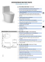 Bồn cầu 1 khối INAX AC-922VN Aqua Ceramic nắp êm - Ảnh 3