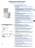 Bồn cầu 2 khối INAX C-622VN nắp êm - Ảnh 3